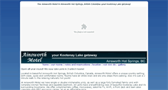 Desktop Screenshot of ainsworthmotel.com